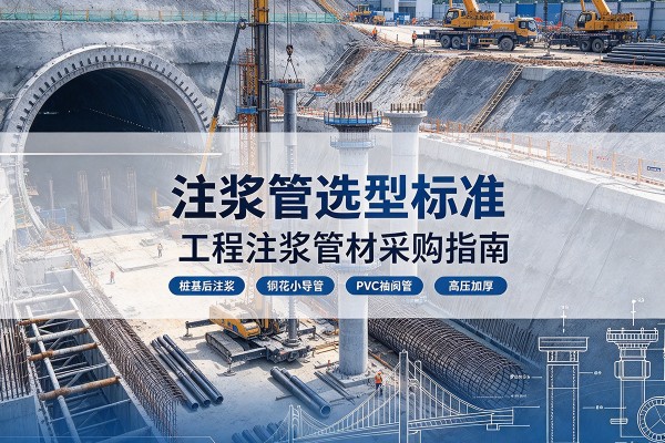 防城注浆管选型标准