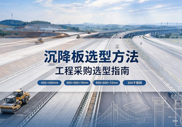 防城沉降板选择方法